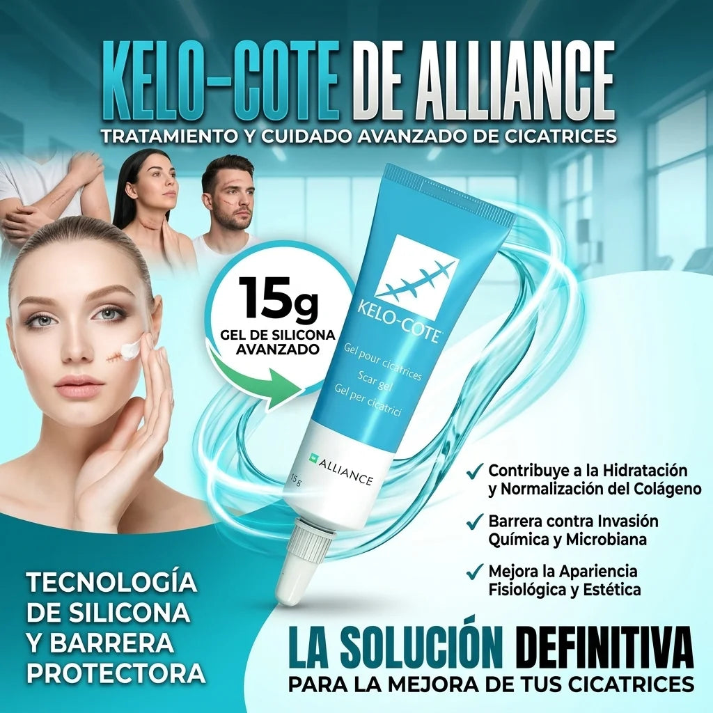 KELO-COTE REDUCE CICATRICES Y ROJECES EN POCO TIEMPO