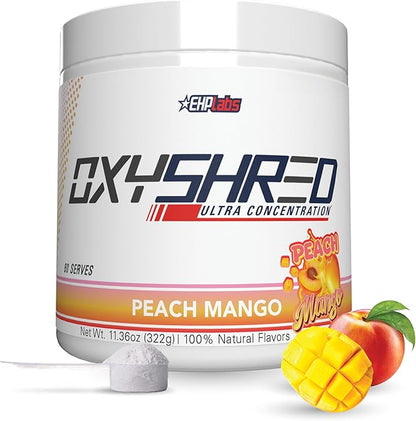 SUPLEMENTO OXYSHRED EN POLVO TERMOGÉNICO – FÓRMULA 2 EN 1 PRE ENTRENO Y ADELGAZANTE