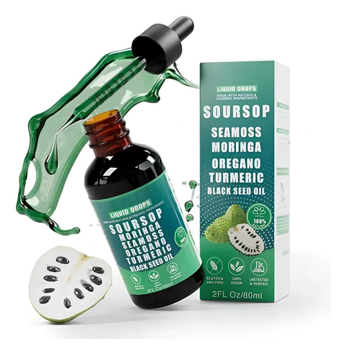 LIQUID DROPS EL PODER DE LA GUANABANA