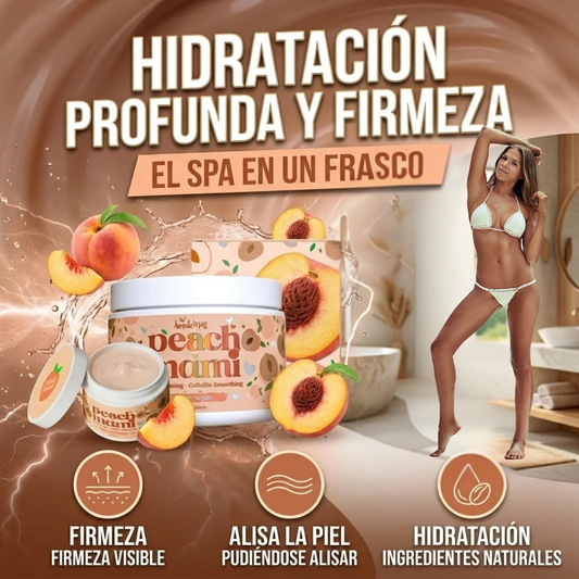 CREMA CORPORAL REAFIRMANTE E HIDRATANTE PEACH MAMI