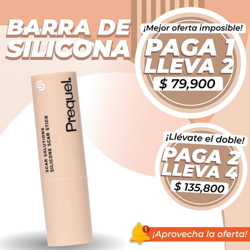 BARRA DE SILICONA PARA CICATRICES PREQUEL®