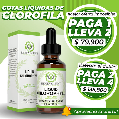 GOTAS LÍQUIDAS DE CLOROFILA