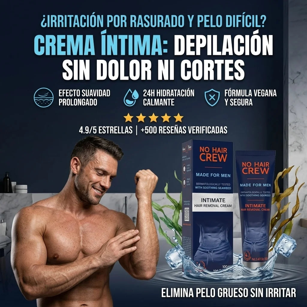NO HAIR CREW CREMA DEPILATORIA PARA HOMBRES