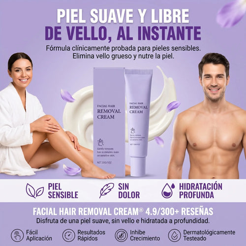SILKY SKIN CREMA DEPILATORIA E HIDRATANTE PARA PIEL SENSIBLE