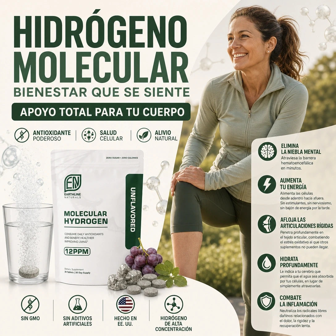 TABLETAS DE HIDRÓGENO MOLECULAR ADIÓS RIGIDEZ Y MÁXIMA MOVILIDAD