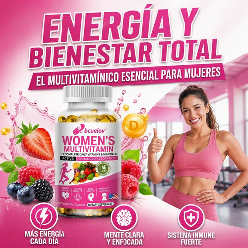 MULTIVITAMINICO ESPECIAL PARA MEJORAR LA SALUD Y ENERGÍA FEMENINA