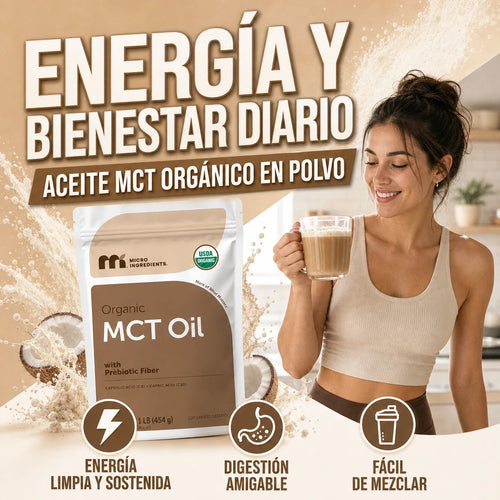 MICRO INGREDIENTES ACEITE MCT ORGÁNICO EN POLVO